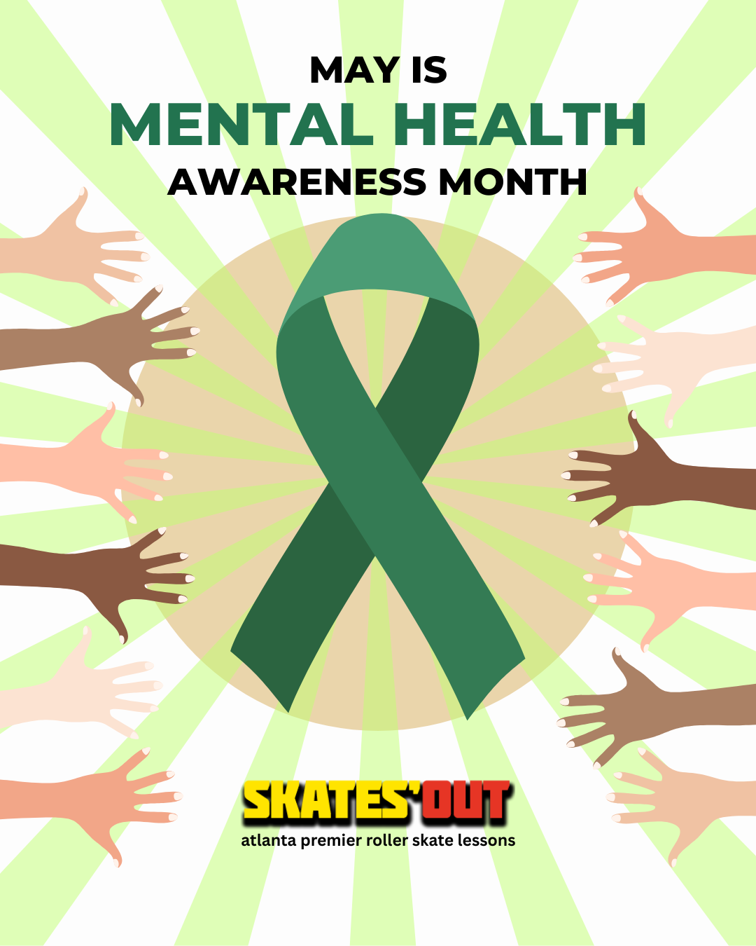 May is Mental Health Month Celebrate with your Skates Out
