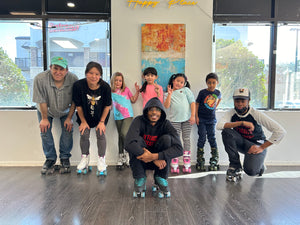 Group roller skate lessons Atlanta Ga.