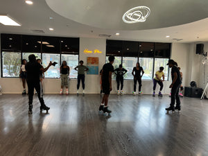 Group roller skate lessons Atlanta Ga.