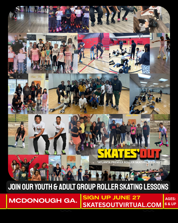 Mcdonough Ga. June 27 Group Roller skate lessons