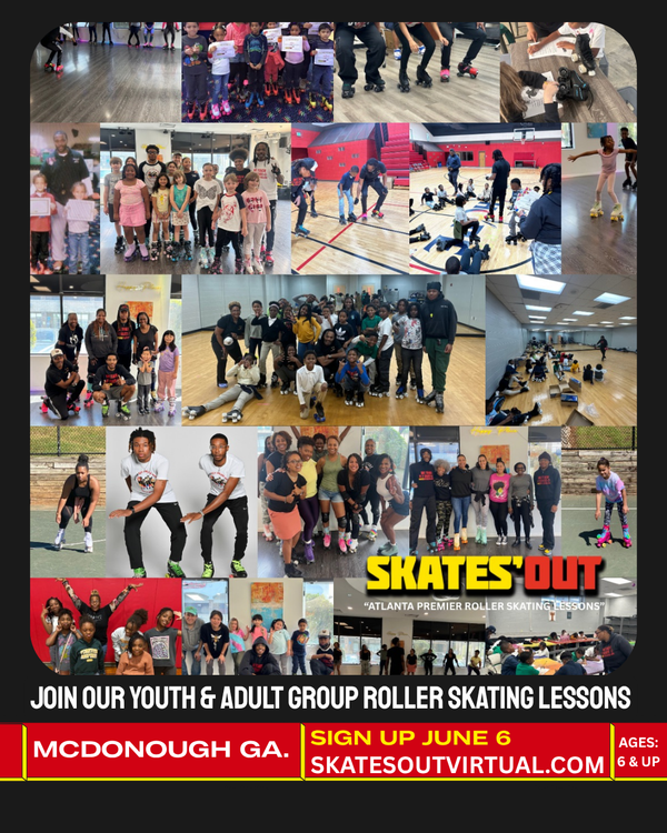 Mcdonough Ga. June 6 Group Roller skate lessons