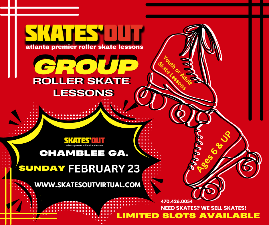 Roller Skate Lessons Feb. 23 Atlanta Ga.