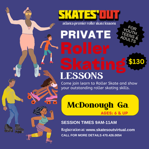 Roller skating lessons private McDonough, GA