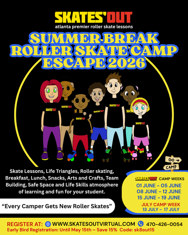 Skates Out Summer Break Roller Skate Camp 2026