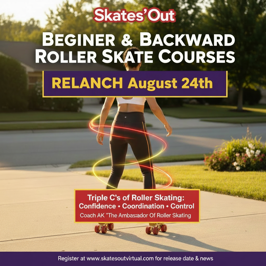 Skates Out Beginner & Backward Roller Skate Course Promo